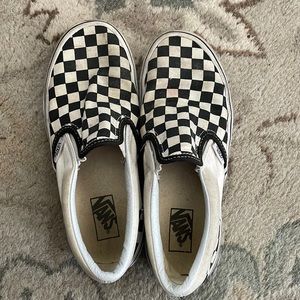 Kid’s check board Vans sneakers 👟